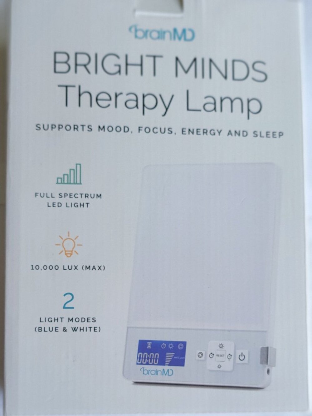 BrainMD Bright Minds Therapy Lamp